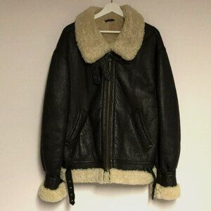 VINTAGE ORIGINAL SHEARLING UK B3 BOMBER JACKET M